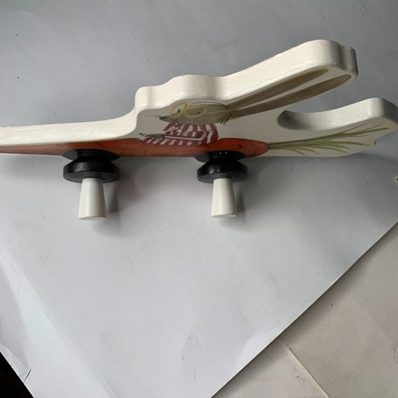 IKEA FABLER WALL MOUNTED WARDROBE RABBIT DRIVING CARROT CHILDREN COAT HANGER - Picture 4 of 6